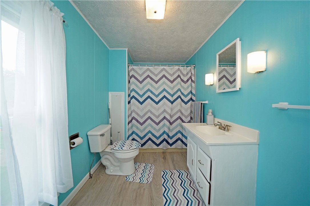 Bathroom, Interior, Wood Texture Flooring