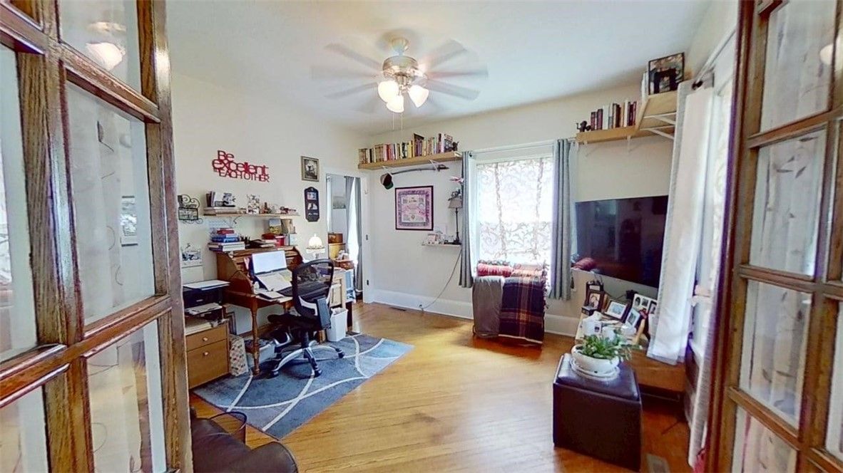 Home Office, Interior, Wood Texture Flooring