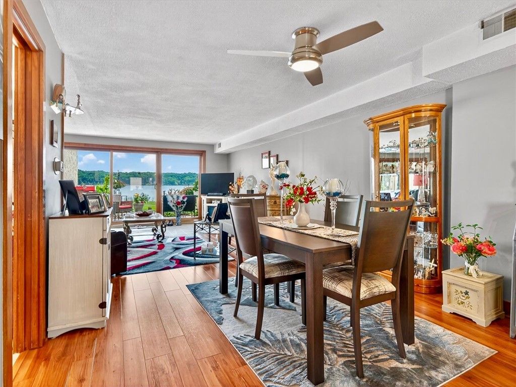 Dining room, Interior, Wood Texture Flooring