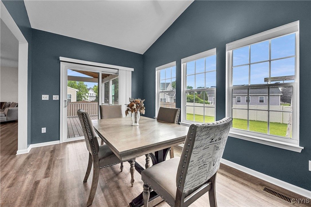 Dining room, Interior, Wood Texture Flooring