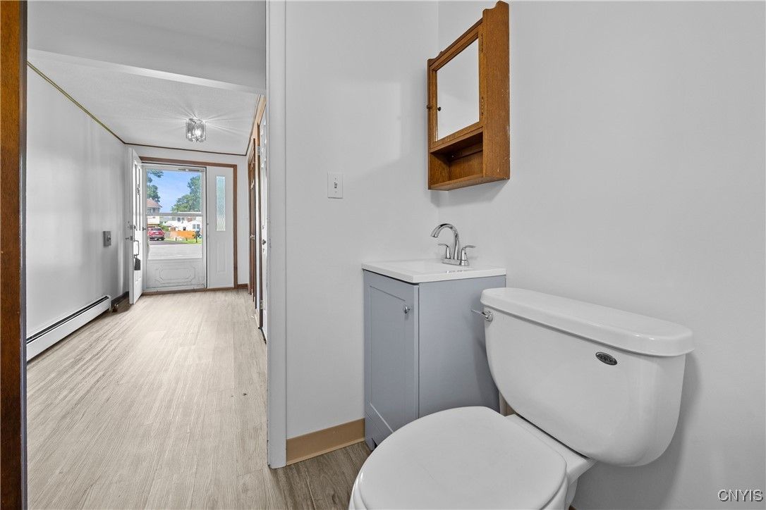 Bathroom, Interior, Wood Texture Flooring
