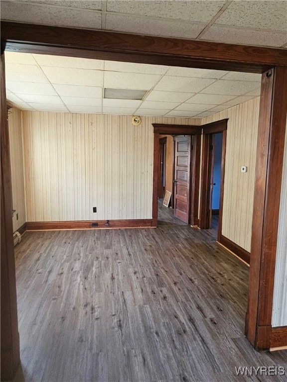 Empty room, Interior, Wood Texture Flooring