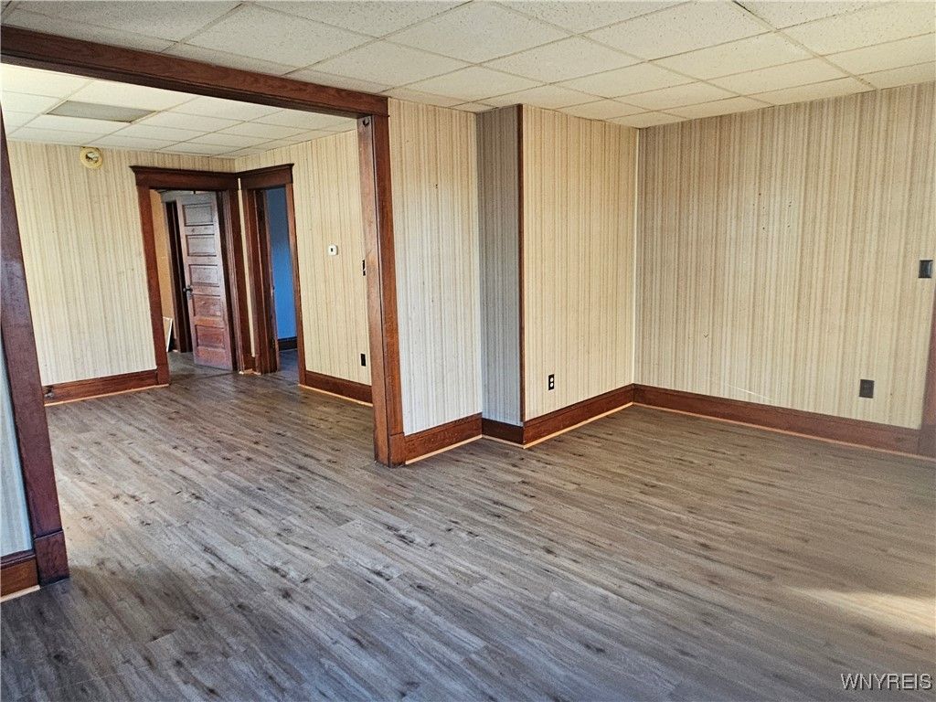 Empty room, Interior, Wood Texture Flooring