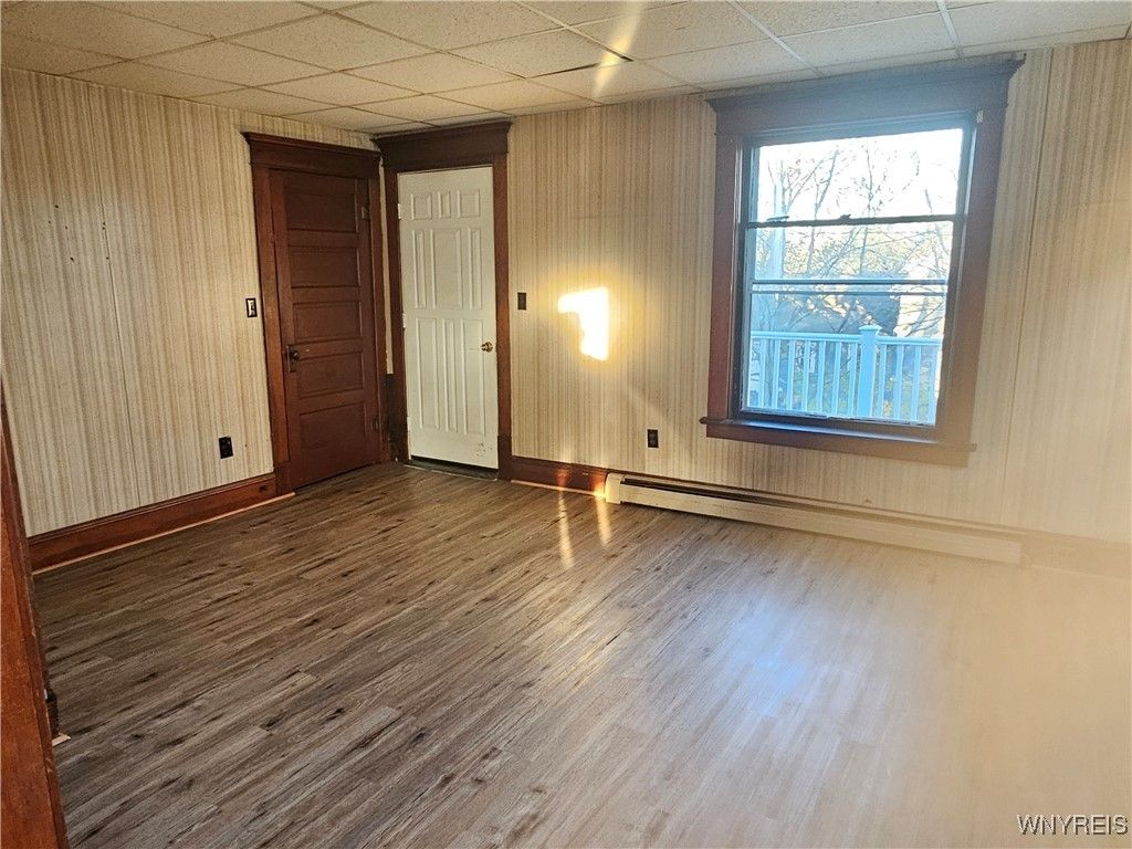 Empty room, Interior, Wood Texture Flooring