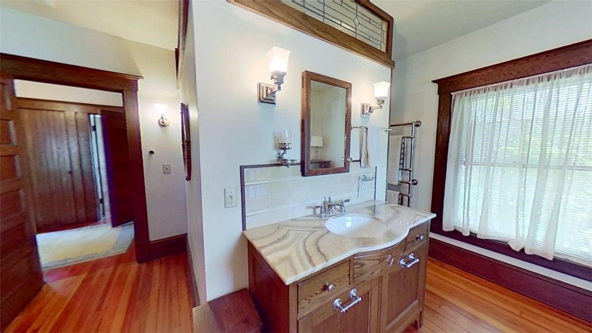 Bathroom, Interior, Wood Texture Flooring
