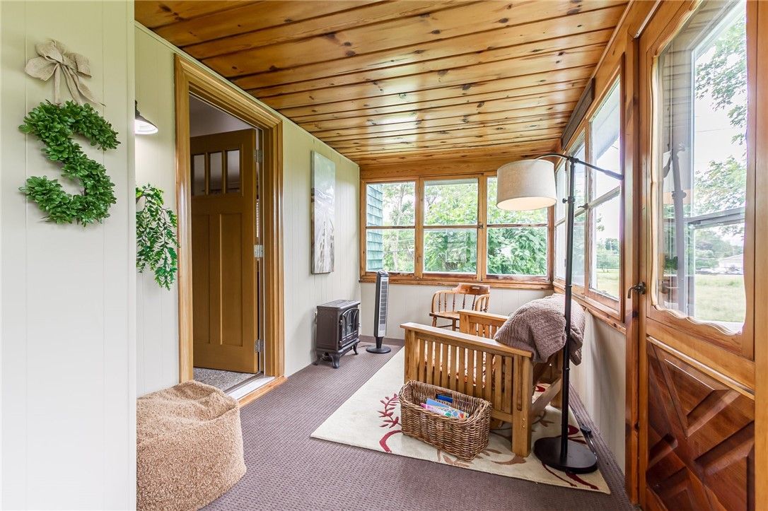 Interior, Sun Room, Wooden Ceilings