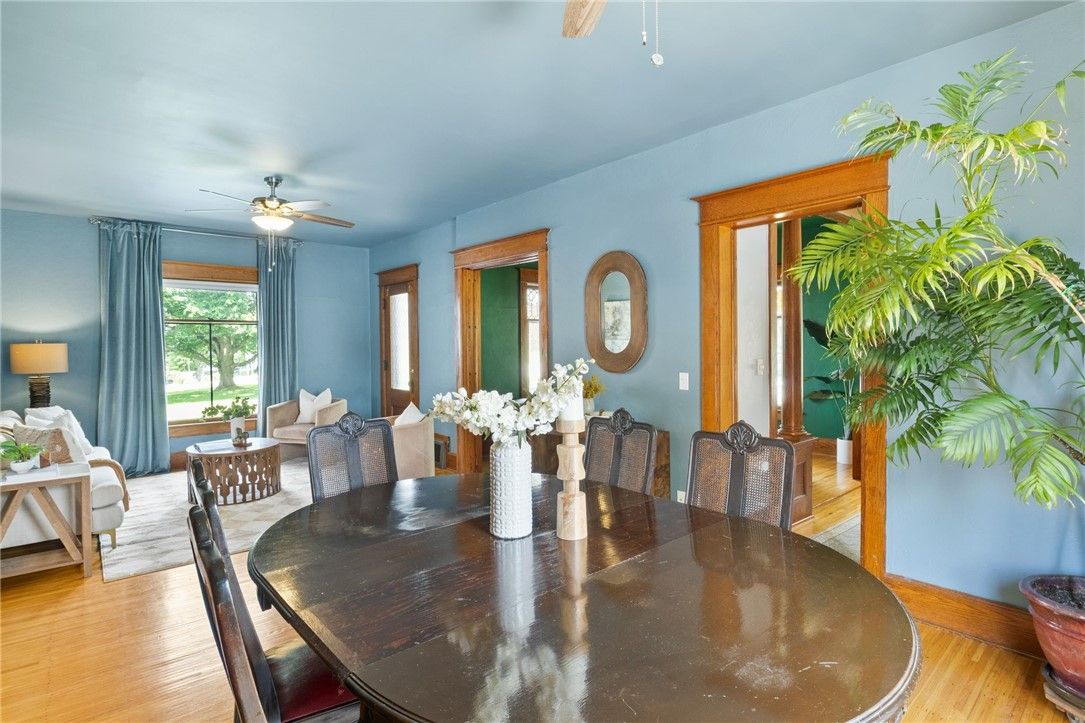 Dining room, Interior, Wood Texture Flooring