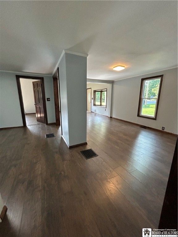 Empty room, Interior, Wood Texture Flooring