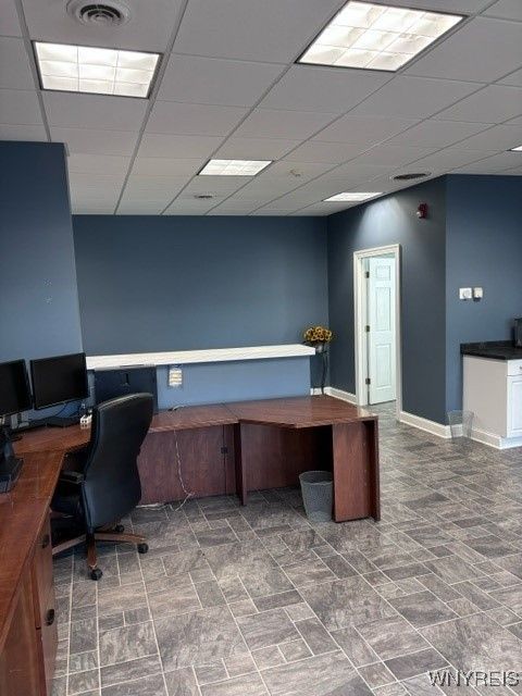 Home Office, Interior, Recessed Lighting