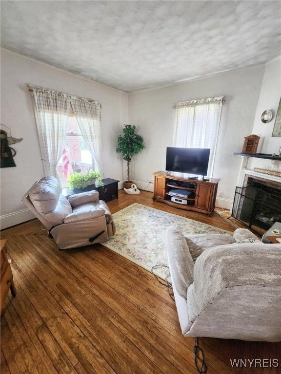 Fireplace, Interior, Living room, Wood Texture Flooring