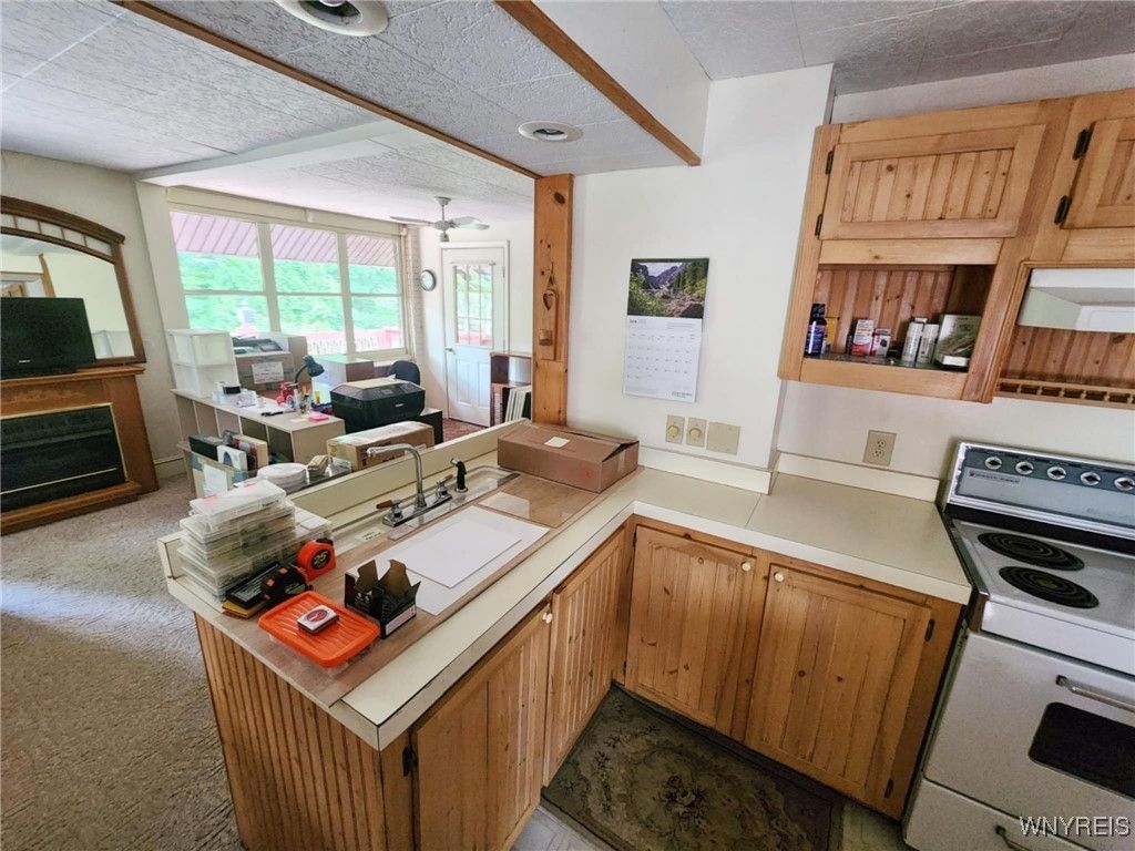 Interior, Kitchen, Living room