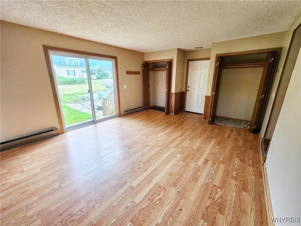 Empty room, Interior, Wood Texture Flooring