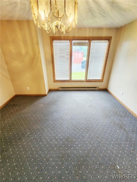 Chandelier, Empty room, Interior