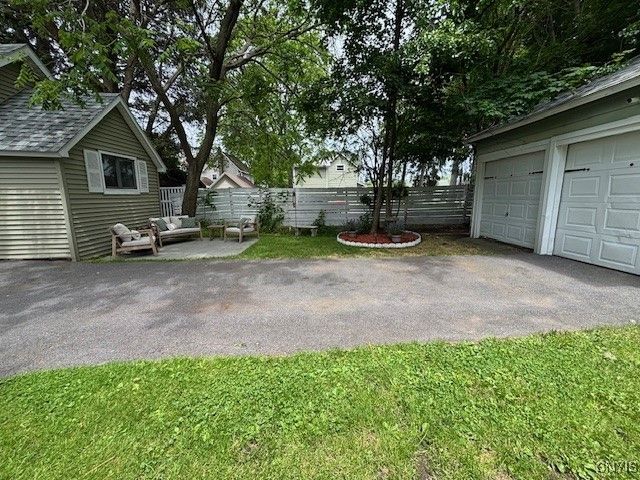 Backyard, Detached Garage, Exterior