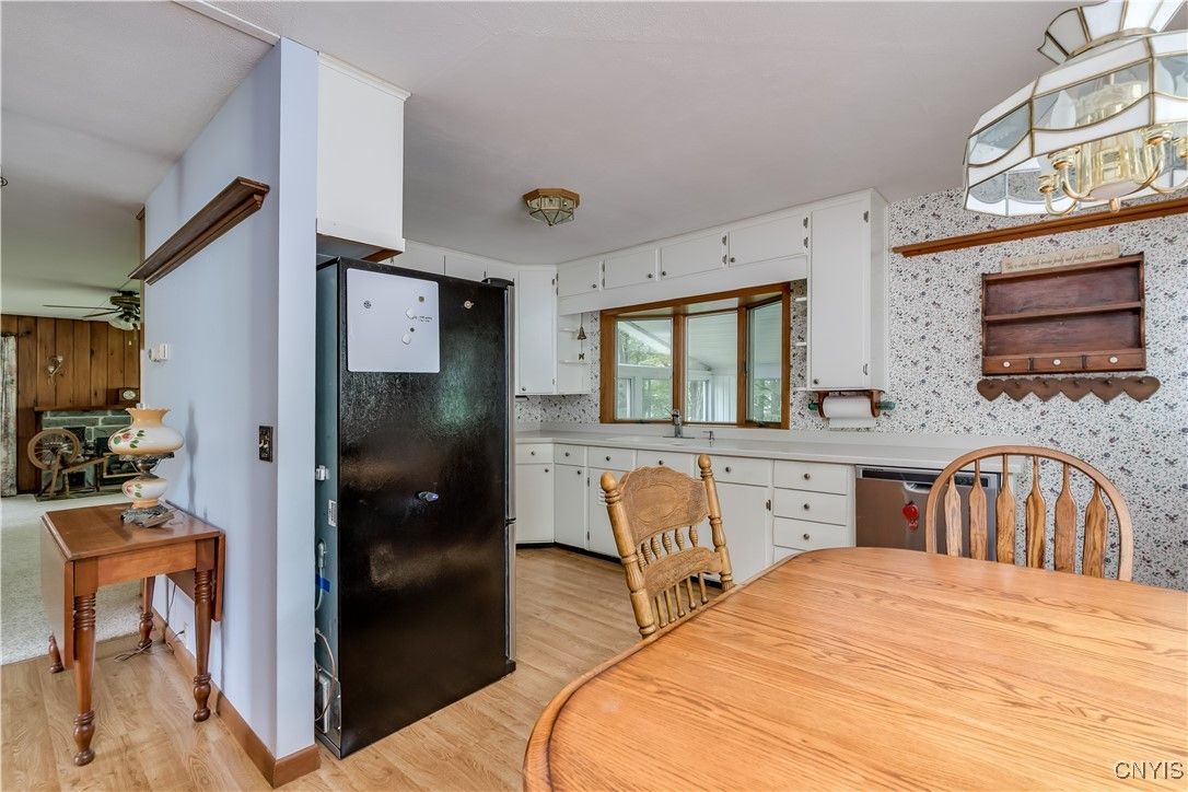 Dining room, Interior, Wood Texture Flooring