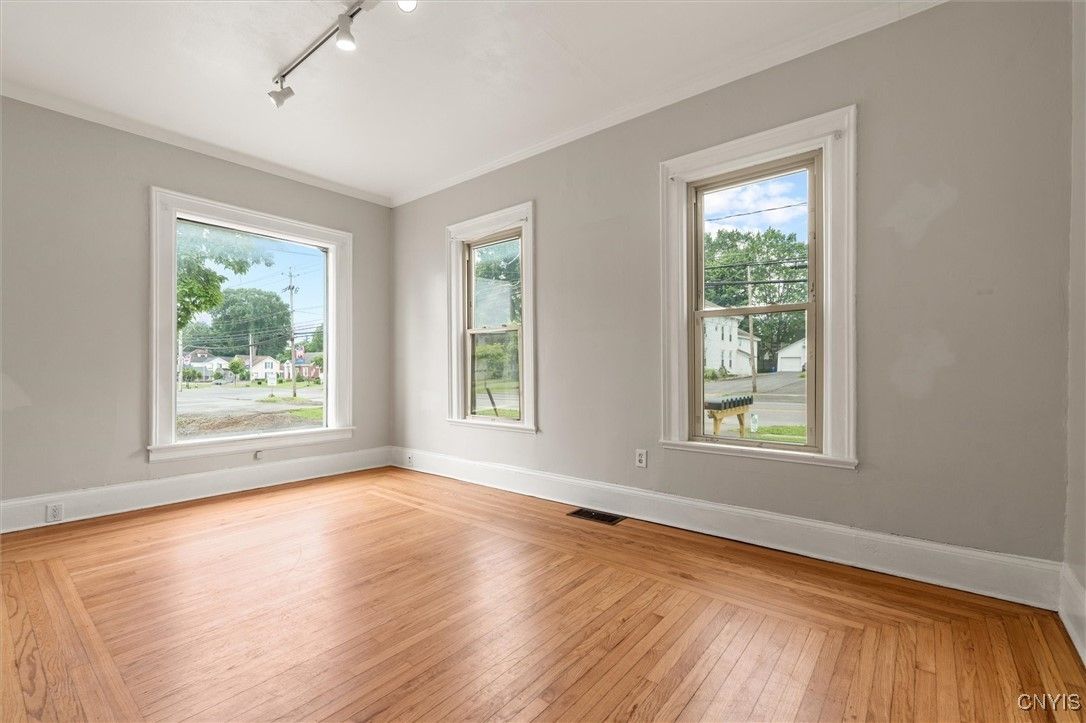Empty room, Interior, Wood Texture Flooring