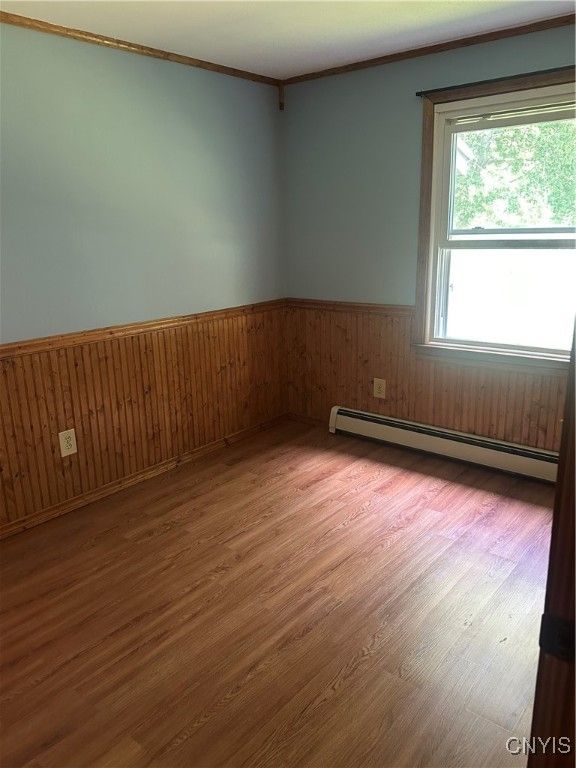 Empty room, Interior, Wood Texture Flooring