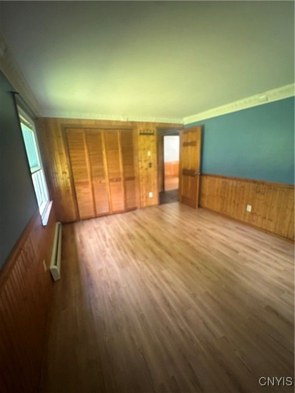 Empty room, Interior, Wood Texture Flooring, Wooden Walls