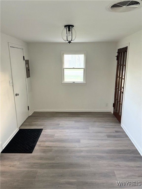 Empty room, Interior, Wood Texture Flooring