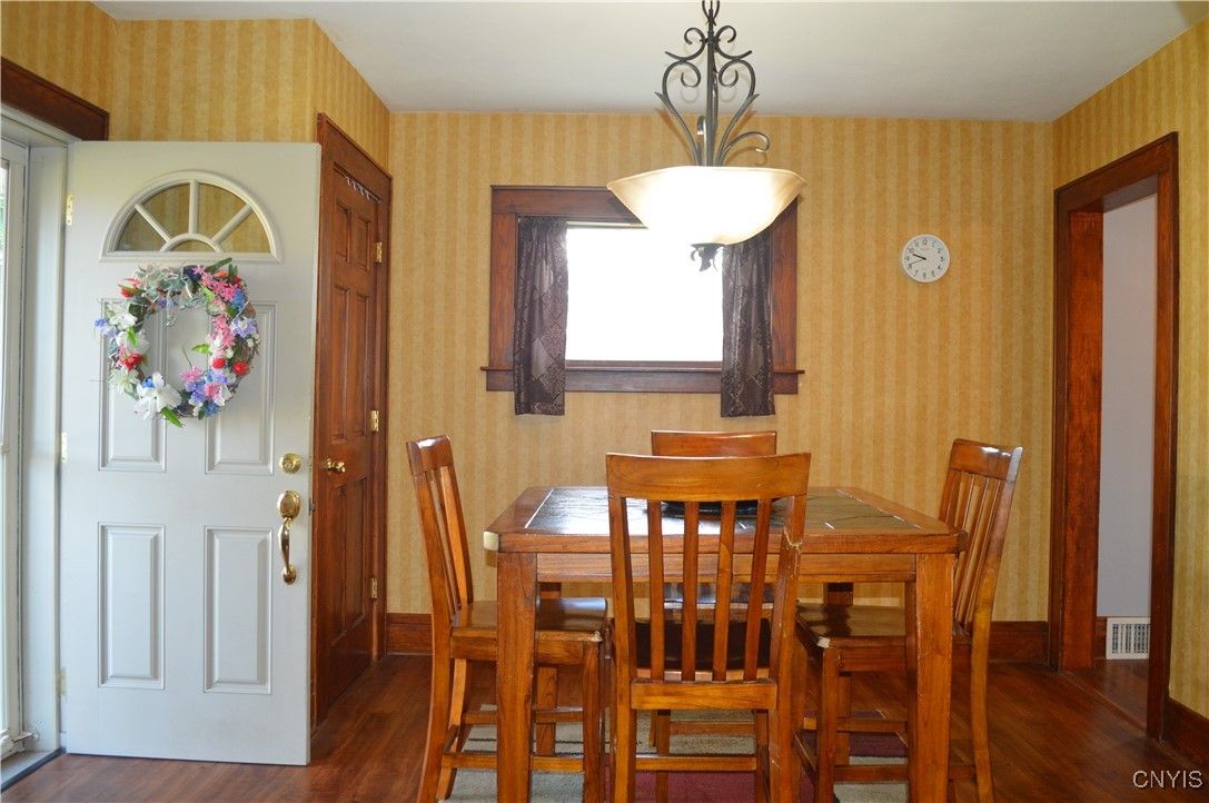Dining room, Interior, Wood Texture Flooring