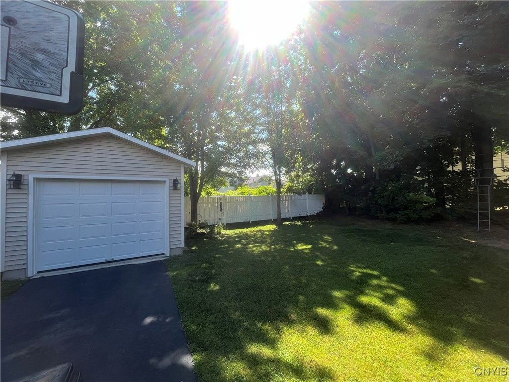 Backyard, Detached Garage, Exterior