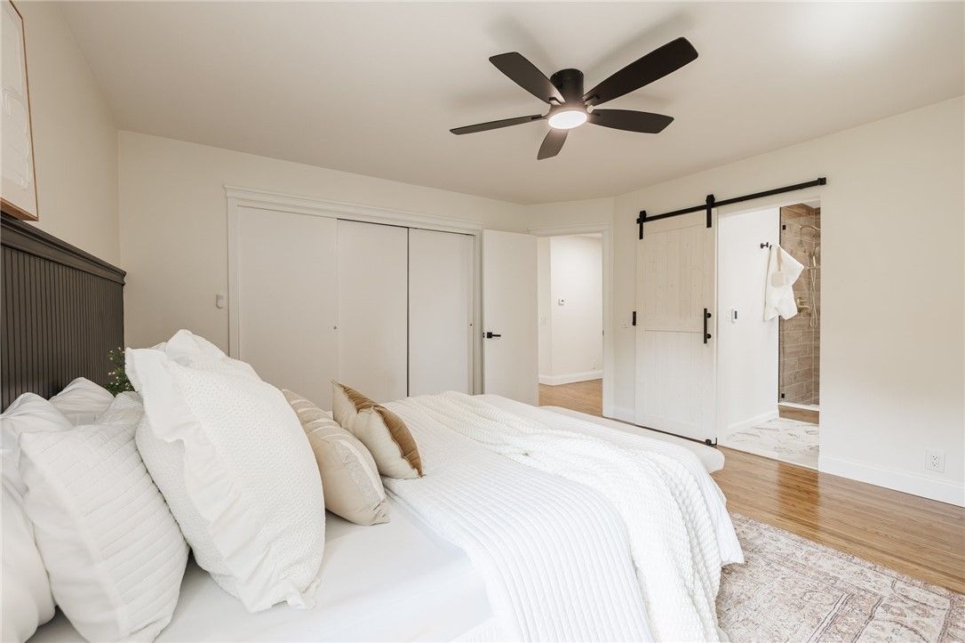 Bedroom, Interior, Wood Texture Flooring