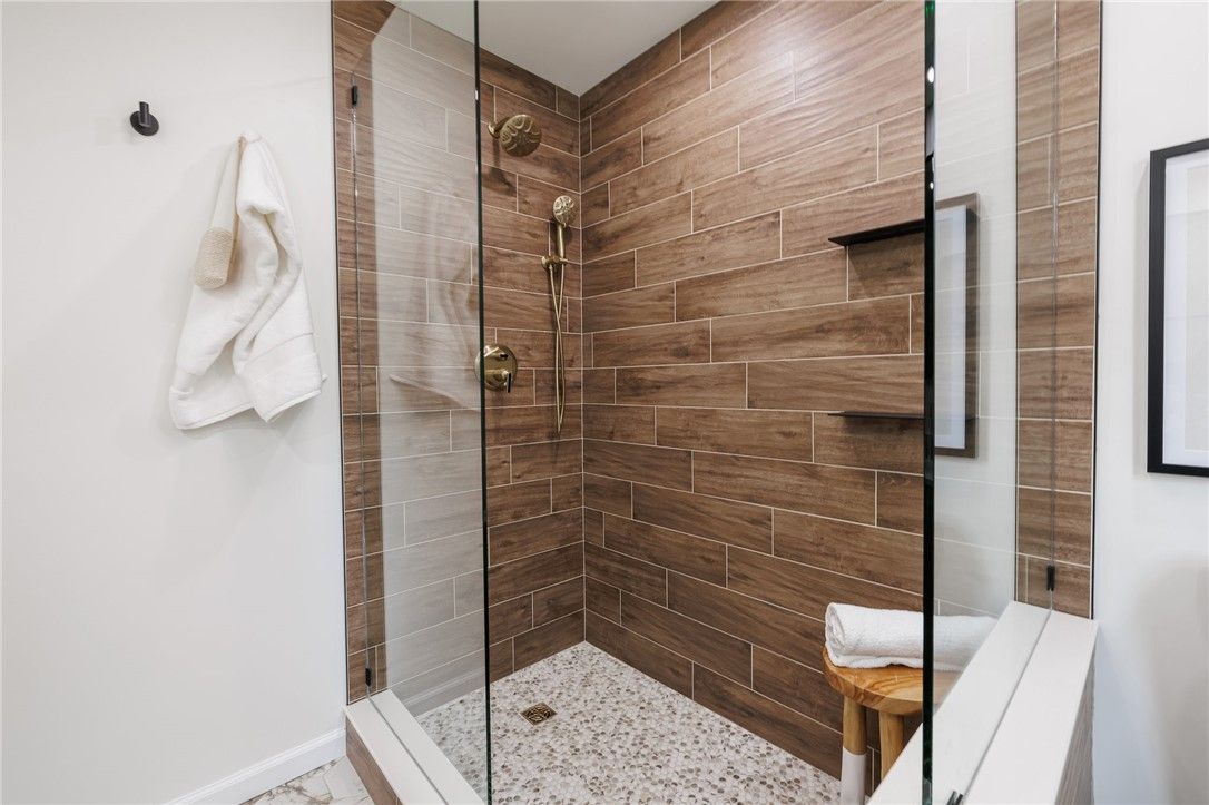 Bathroom, Glass Shower, Interior