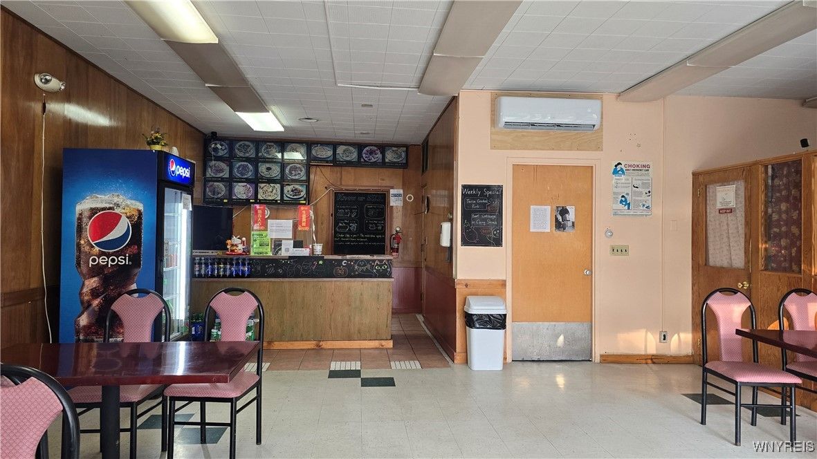 Dining room, Interior, Wooden Walls