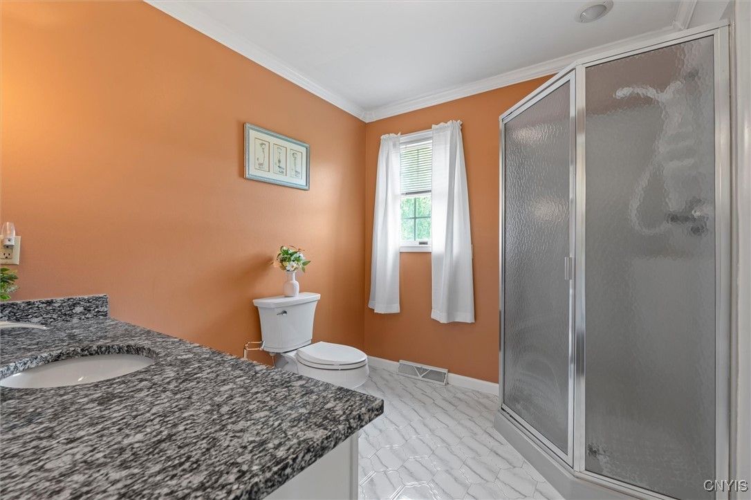 Bathroom, Glass Shower, Interior