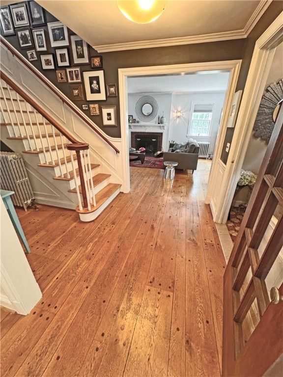 Fireplace, Interior, Living room, Wood Texture Flooring