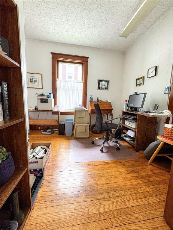 Home Office, Interior, Wood Texture Flooring