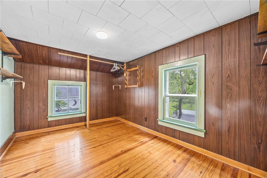 Empty room, Interior, Wood Texture Flooring, Wooden Walls