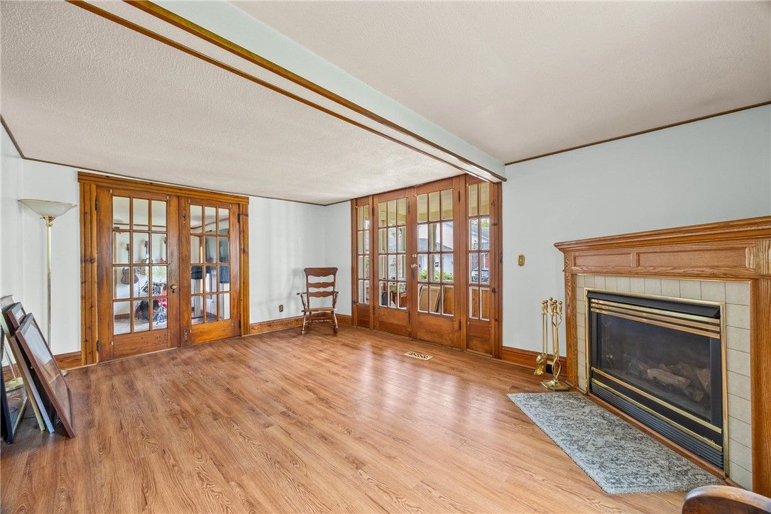 Empty room, Fireplace, Interior, Wood Texture Flooring