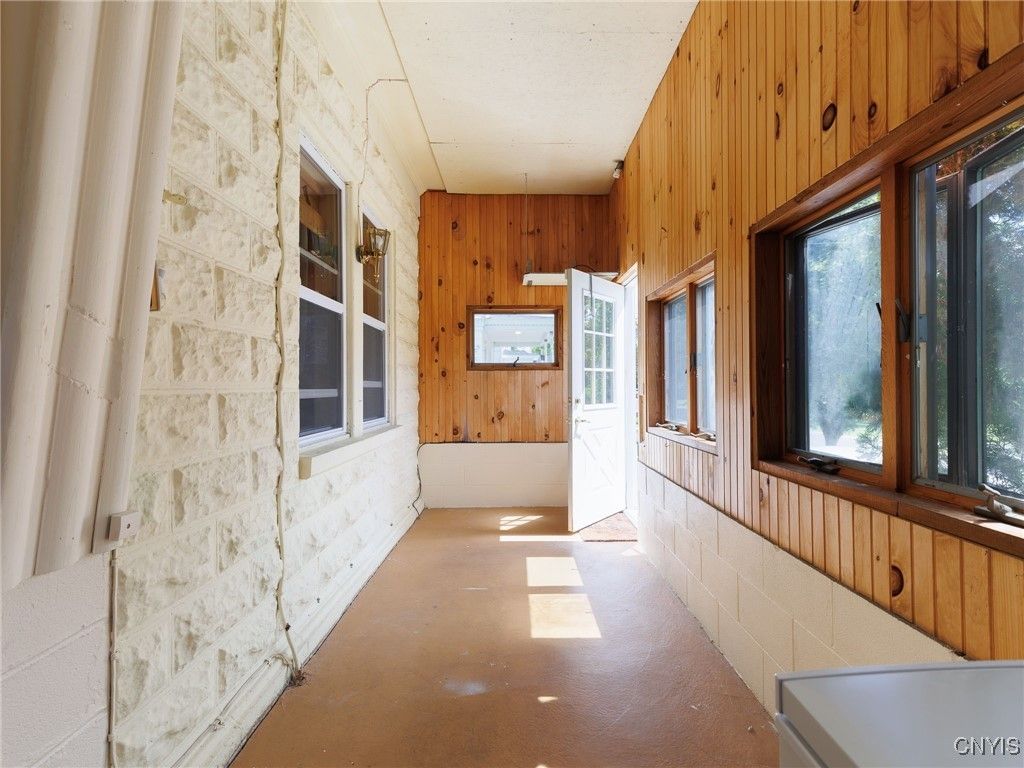 Interior, Stone Walls, Wooden Walls