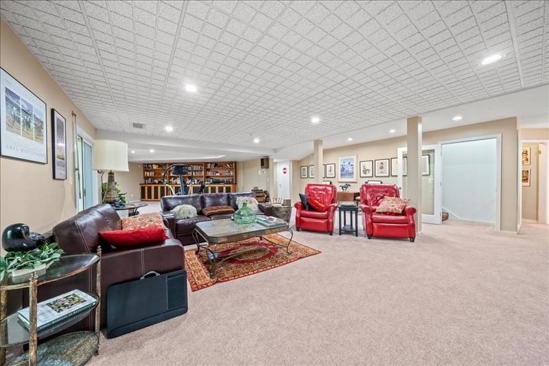 Interior, Living room, Recessed Lighting