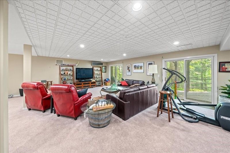 Interior, Living room, Recessed Lighting