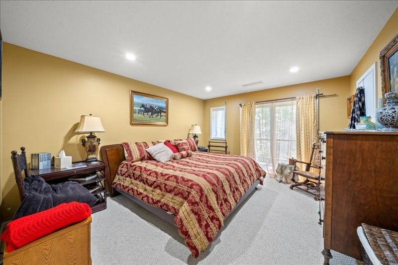 Bedroom, Interior, Recessed Lighting