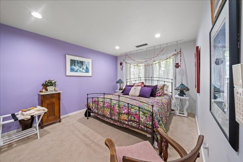 Bedroom, Interior, Recessed Lighting
