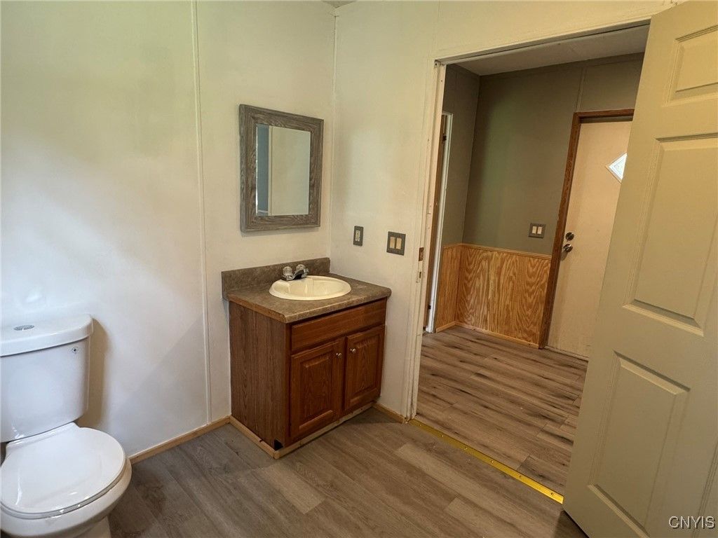 Bathroom, Interior, Wood Texture Flooring