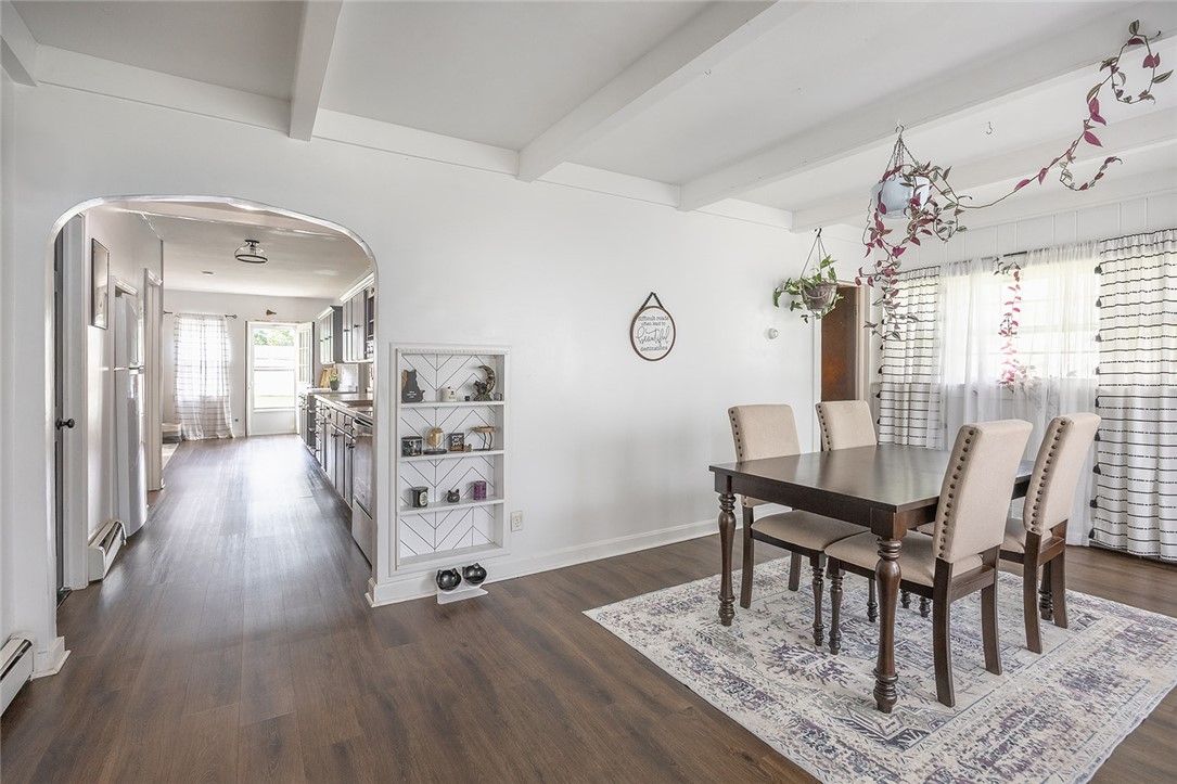 Dining room, Interior, Wood Texture Flooring