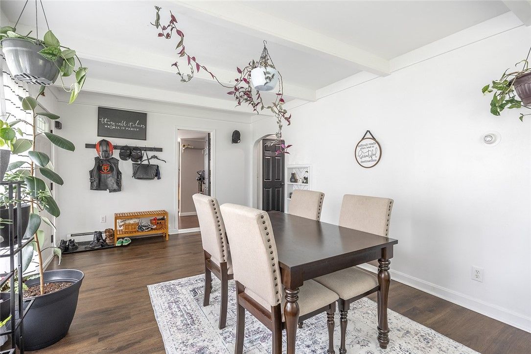 Dining room, Interior, Wood Texture Flooring