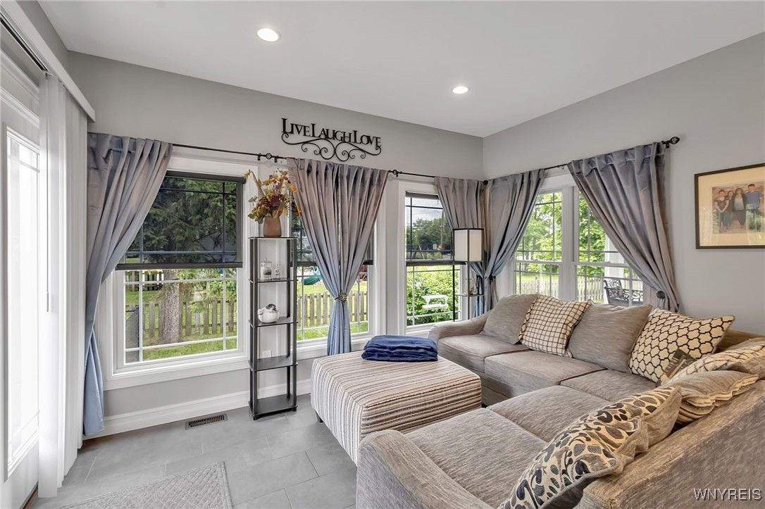 Interior, Living room, Recessed Lighting
