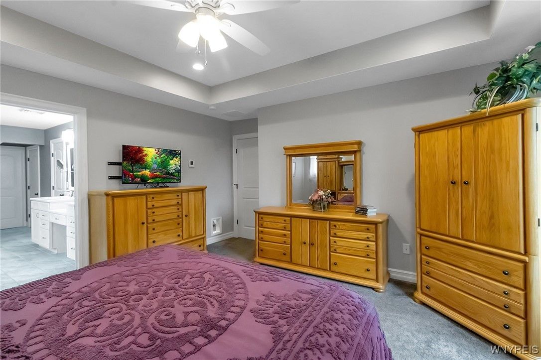 Bedroom, Interior, Recessed Lighting