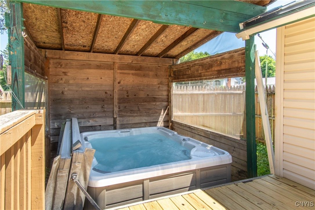 Exterior, Hot Tub, Wooden Walls