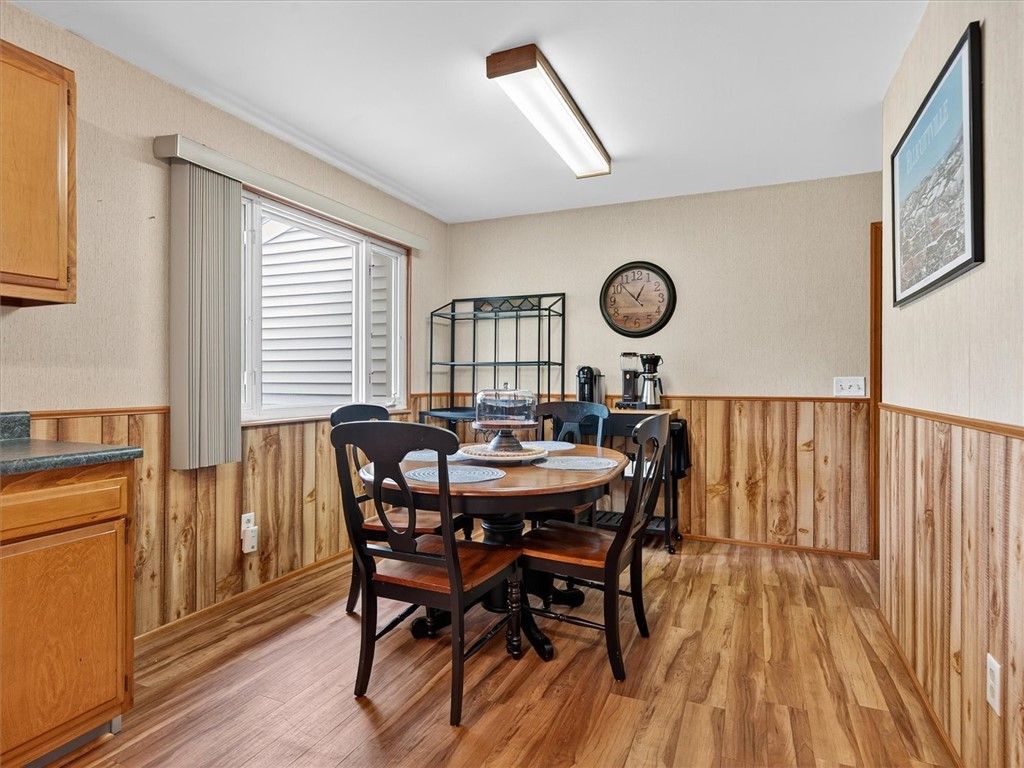 Dining room, Interior, Wood Texture Flooring
