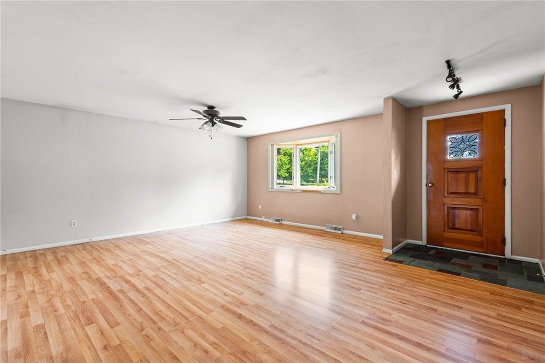 Empty room, Interior, Wood Texture Flooring