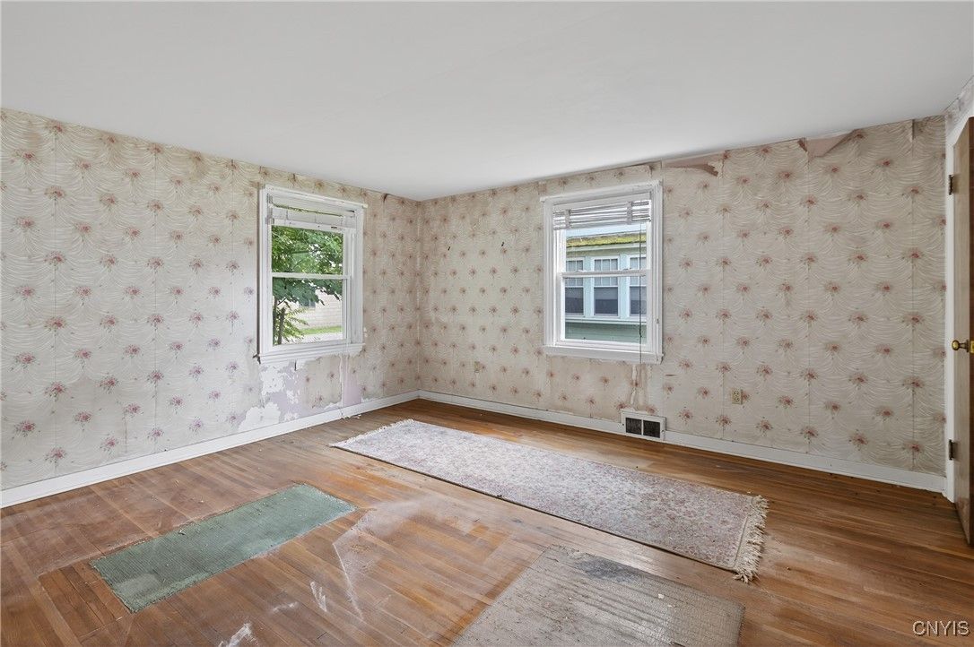 Empty room, Interior, Wood Texture Flooring