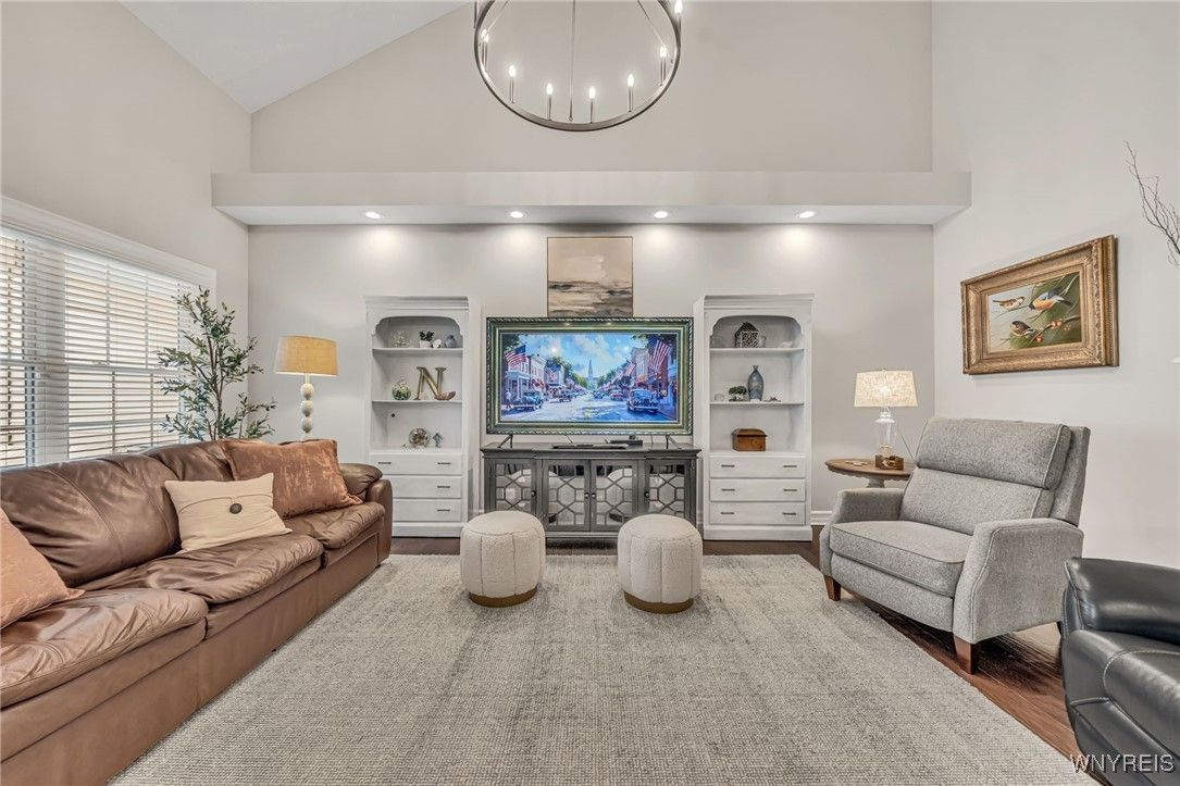 Interior, Living room, Recessed Lighting