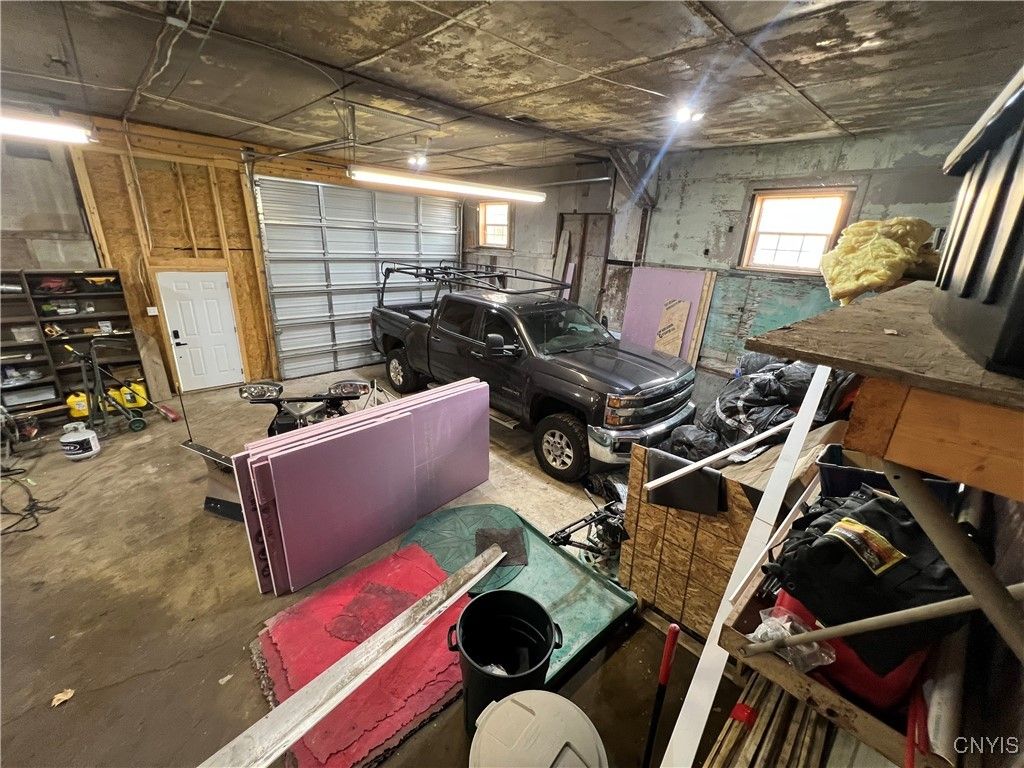 Garage, Interior, Recessed Lighting