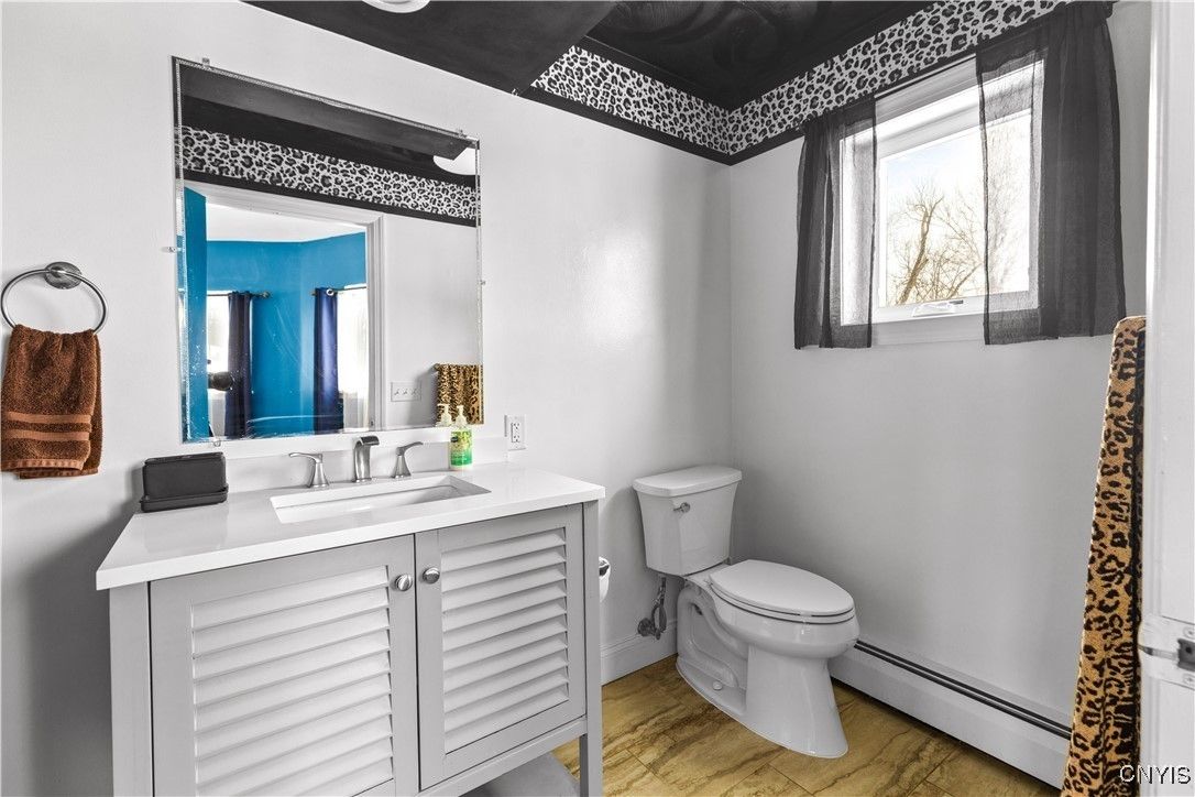 Bathroom, Interior, Wood Texture Flooring